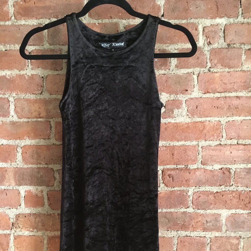 90's Crushed Velvet Betsey Johnson Mini